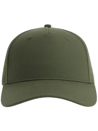 Fiji Recycled Polyester 5 Panel Cap — Olive [ABS-COLOUR:ACFIJC:OL]