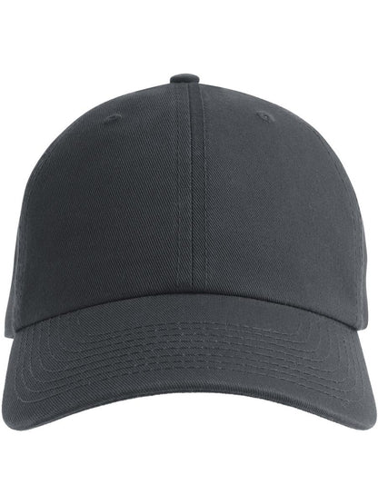 Fraser Organic Cotton Unstructured 6 Panel Cap — Dark Grey [ABS-COLOUR:ACFRAC:GRSC]