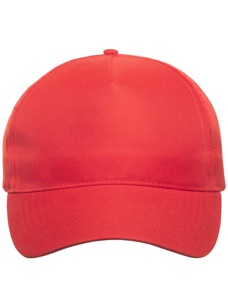 Recy Five Recycled Polyester 5 Panel Cap — Red [ABS-COLOUR:ACRECF:RO]