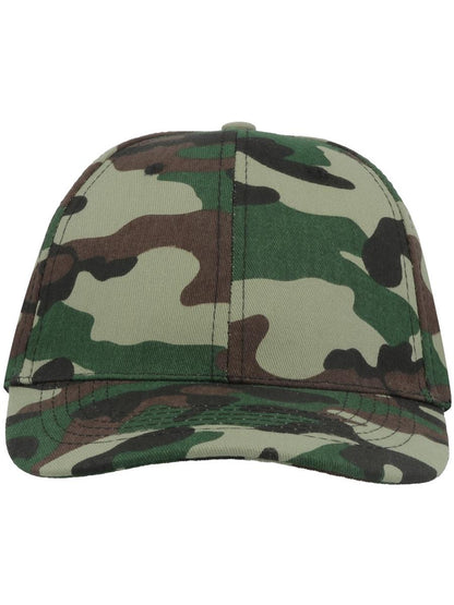 Start Six 6 Panel Baseball Cap — Camouflage [ABS-COLOUR:ACSTSX:CM]