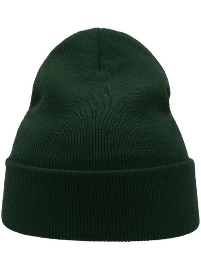 # Wind Beanie With Turn Up Double Skin | ACWIND — Green [ABS-COLOUR:ACWIND:VE]