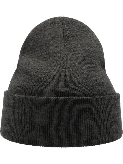 # Wind Beanie With Turn Up Double Skin | ACWIND — Grey [ABS-COLOUR:ACWIND:GR]