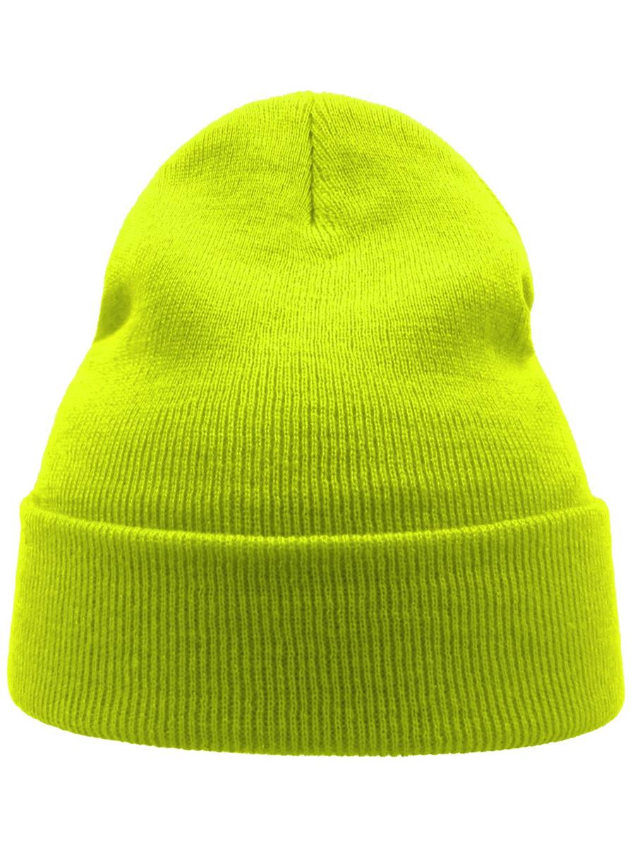 # Wind Beanie With Turn Up Double Skin | ACWIND — Yellow [ABS-COLOUR:ACWIND:GI]