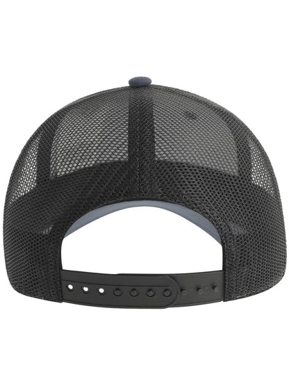 Zion Recycled Trucker 5 Panel Cap | ACZIOC — Dk Grey/Black extra [ABS-COLOUR:ACZIOC:GSNR]