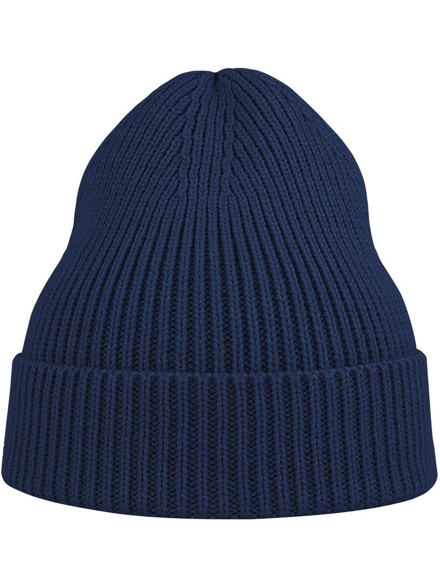 Andy Recycled Polyester Acrylic Beanie — Navy [ABS-COLOUR:ACANDB:NV]