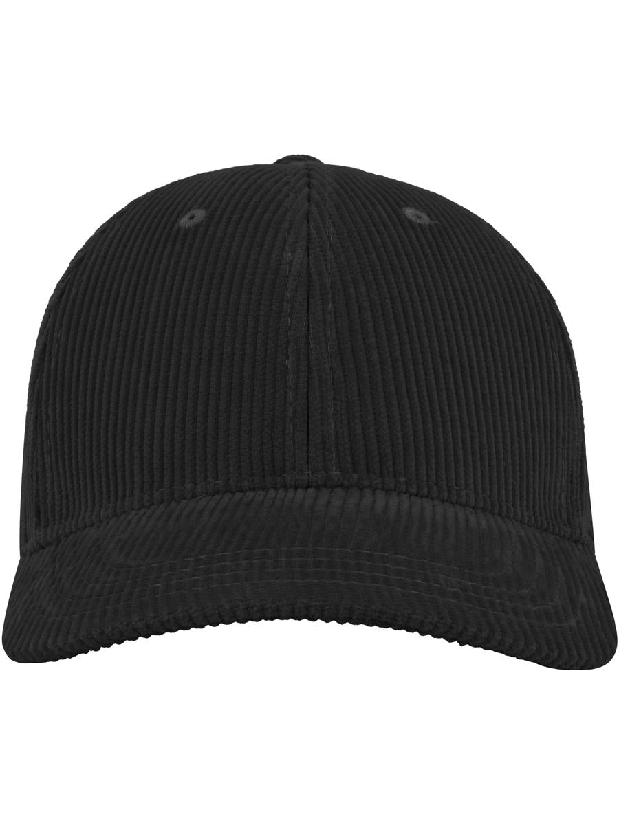 Cordy S Recycled Corduroy Cap — Black [ABS-COLOUR:ACCORS:NR]