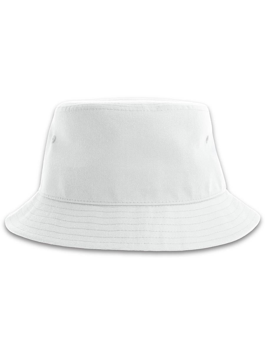 Geo Bucket Hat Recycled Polyester — White [ABS-COLOUR:ACGEOB:BI]
