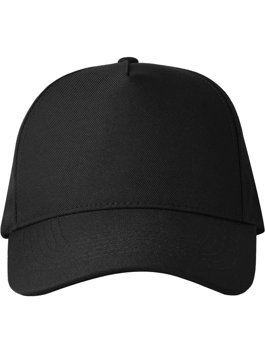 Youths Recy 5 Recycled 5 Panel Cap — Black [ABS-COLOUR:ACKRFS:NR]