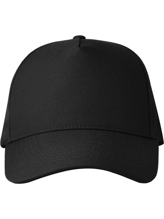 Youths Recy 5 Recycled 5 Panel Cap — Black [ABS-COLOUR:ACKRFS:NR]