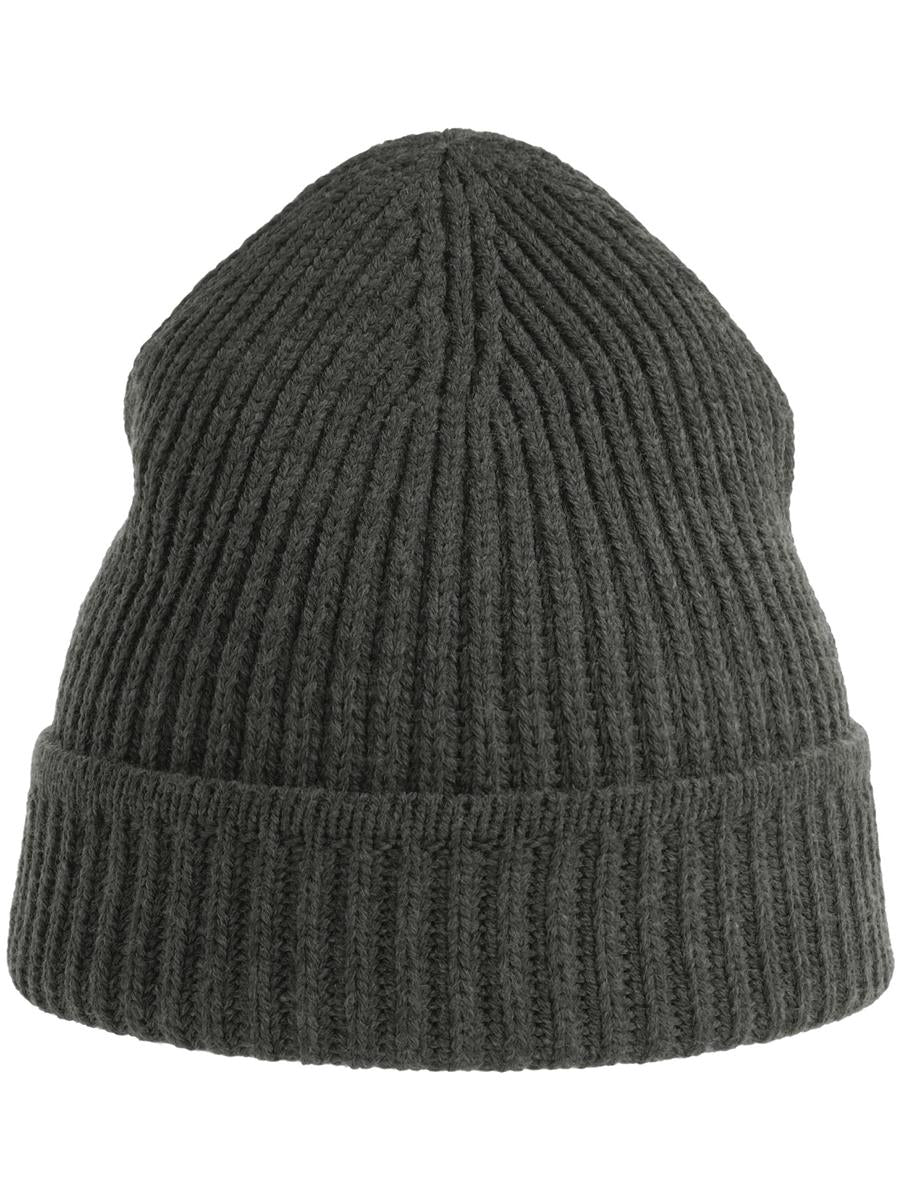 Maple Polylana Heavy Guage Beanie — Dark Grey Melange [ABS-COLOUR:ACMAPB:GSME]