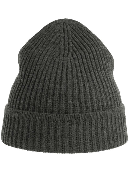 Maple Polylana Heavy Guage Beanie — Dark Grey Melange [ABS-COLOUR:ACMAPB:GSME]
