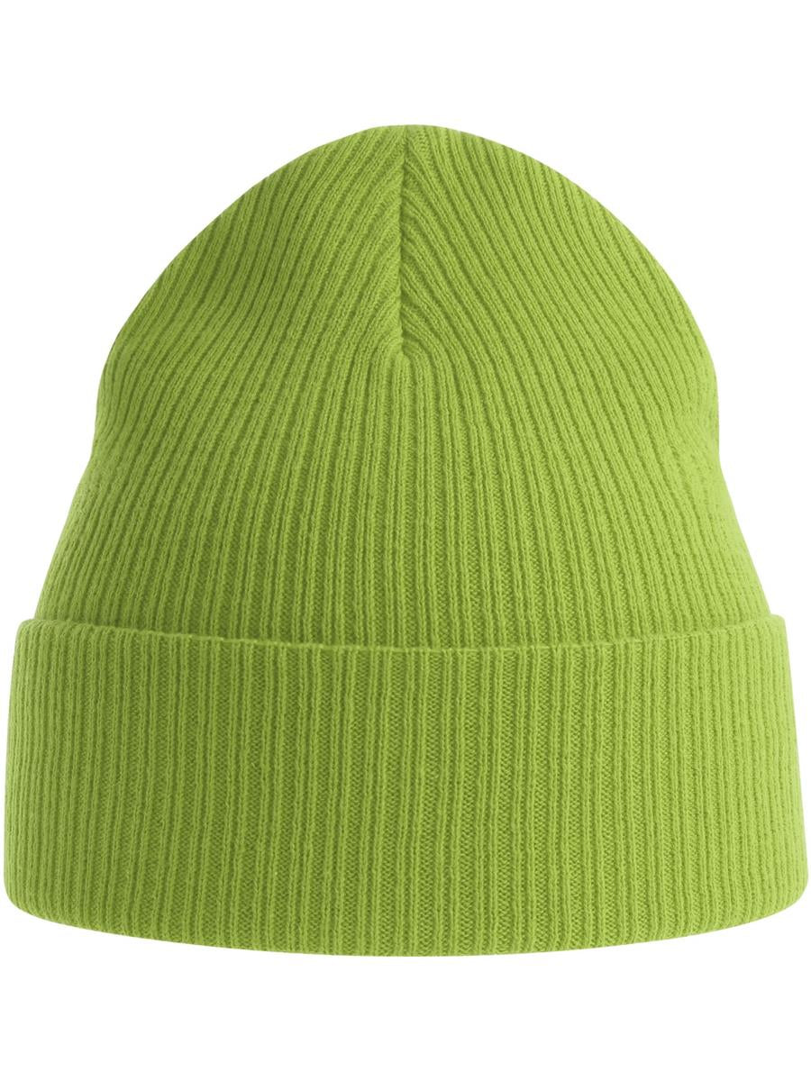 Nelson S Organic 2x1 Rib Cuffed Beanie — Leaf Green [ABS-COLOUR:ACNELB:VEFG]