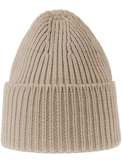Oak Polylana Chunky Cuffed Beanie — Beige [ABS-COLOUR:ACOAKB:BE]