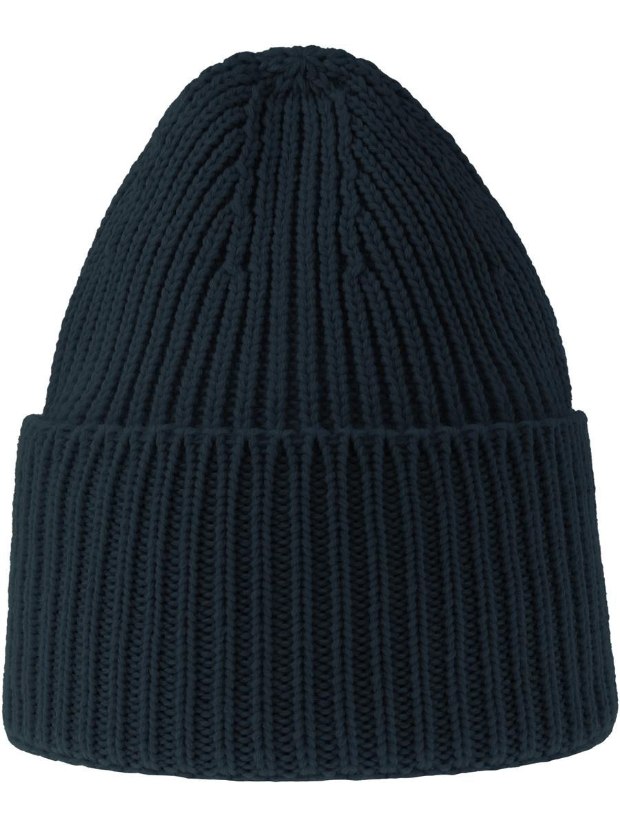 Oak Polylana Chunky Cuffed Beanie — Navy [ABS-COLOUR:ACOAKB:NV]