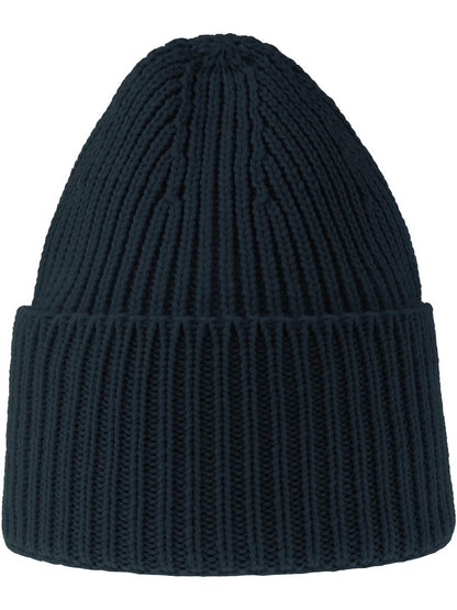 Oak Polylana Chunky Cuffed Beanie — Navy [ABS-COLOUR:ACOAKB:NV]