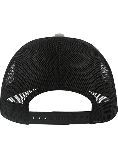 Rapper Canvas S Recycled 5 Panel Trucker | ACRACS — Grey/Black extra [ABS-COLOUR:ACRACS:GRNR]