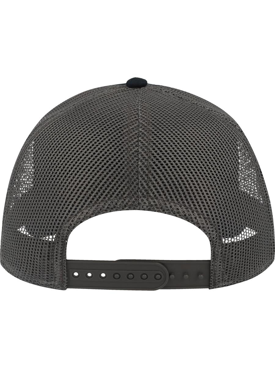 Rapper Canvas S Recycled 5 Panel Trucker | ACRACS — Navy/Dark Grey extra [ABS-COLOUR:ACRACS:NGRS]