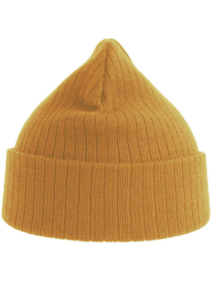 Rio Recycled 3x1 Rib Cuffed Beanie | ACRIOB — Mustard extra [ABS-COLOUR:ACRIOB:MO]