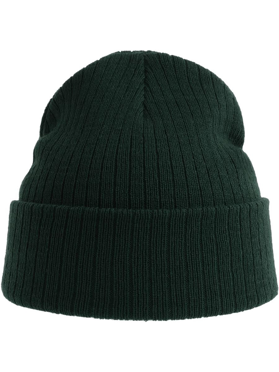 Rio Recycled 3x1 Rib Cuffed Beanie — Bottle Green [ABS-COLOUR:ACRIOB:VEBO]