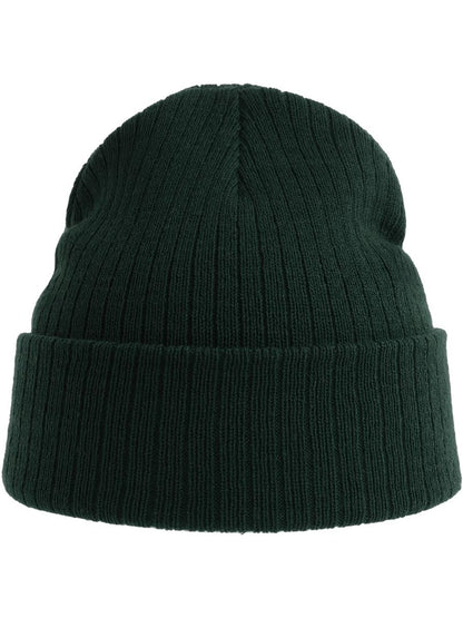 Rio Recycled 3x1 Rib Cuffed Beanie — Bottle Green [ABS-COLOUR:ACRIOB:VEBO]