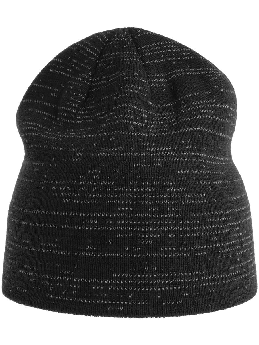 Shine Recycled Short Beanie With Reflex Thread