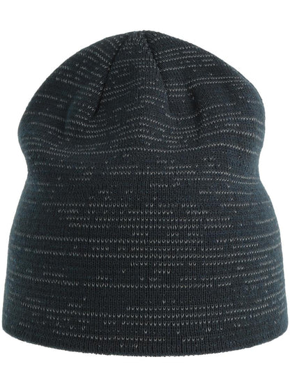 Shine Recycled Short Beanie With Reflex Thread
