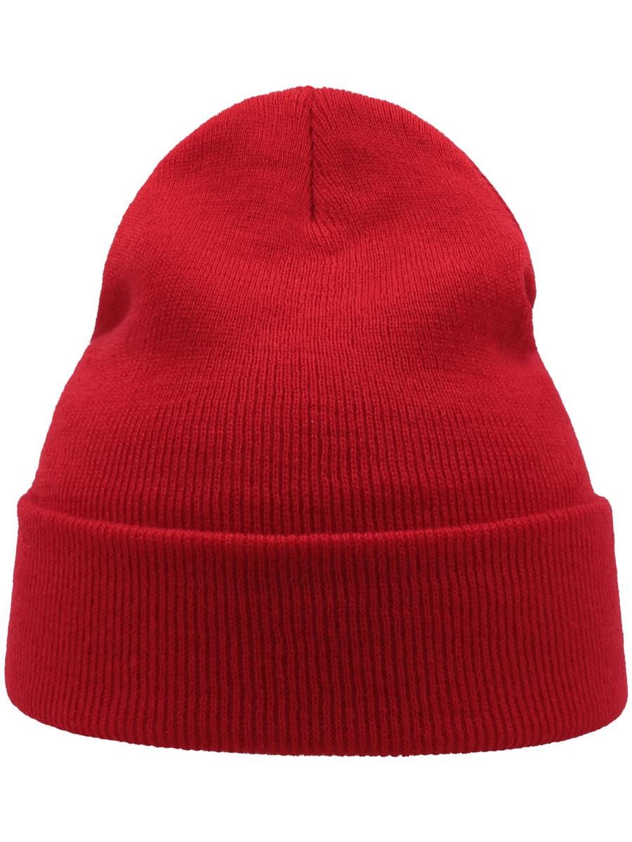 Wind S Recycled Beanie Double Skin Cuffed — Red [ABS-COLOUR:ACWINS:RO]