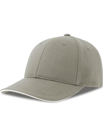Liberty Sandwich Sustainable 6 Panel Cap — Grey/White [ABS-COLOUR:ACLISS:GRBI]