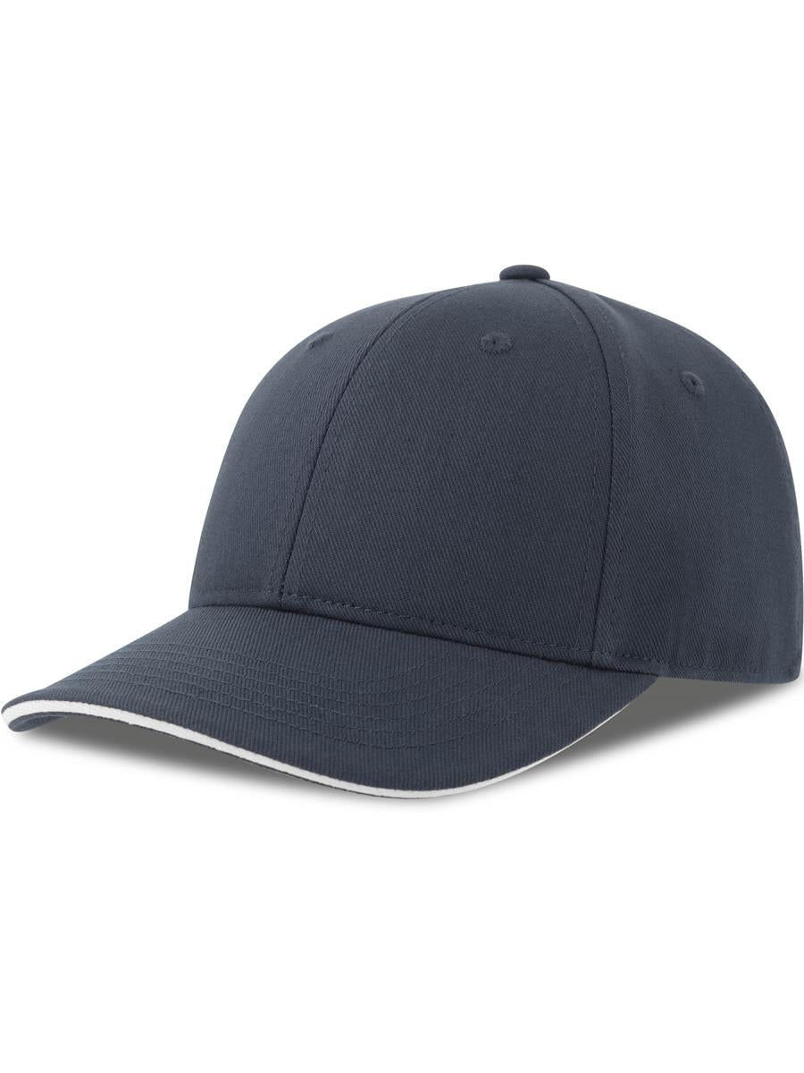 Liberty Sandwich Sustainable 6 Panel Cap — Navy/White [ABS-COLOUR:ACLISS:NVBI]