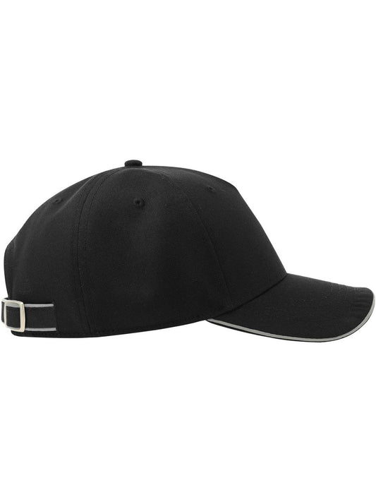 Reflect 5 Panel Sustainable Cap — Black [ABS-COLOUR:ACREFS:NR]