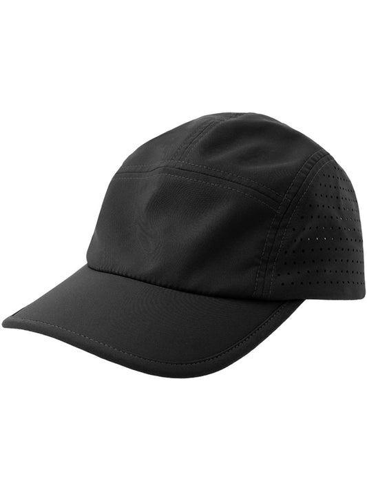 Maui Recycled Laser Performance Technical Running Cap — Black [ABS-COLOUR:ACMAUI:NR]