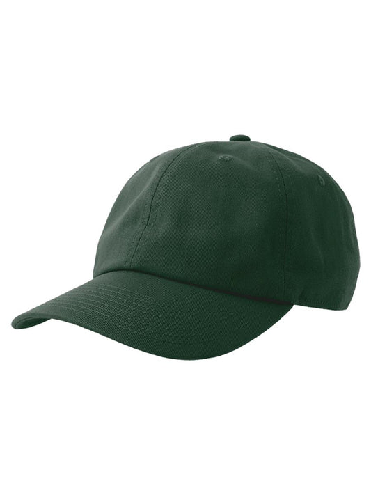 Dad S Unstructured 6 Panel Sustainable Cap | ACDADS — Bottle Green front [ABS-COLOUR:ACDADS:VEBO]
