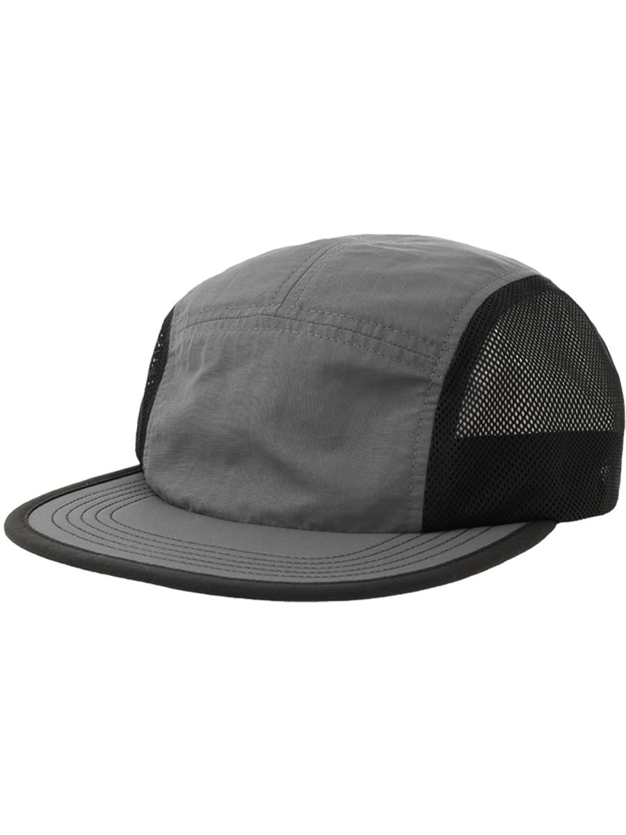 Erie Recycled Retro Technical Running Compact Cap — Dark Grey [ABS-COLOUR:ACERIE:GRSC]