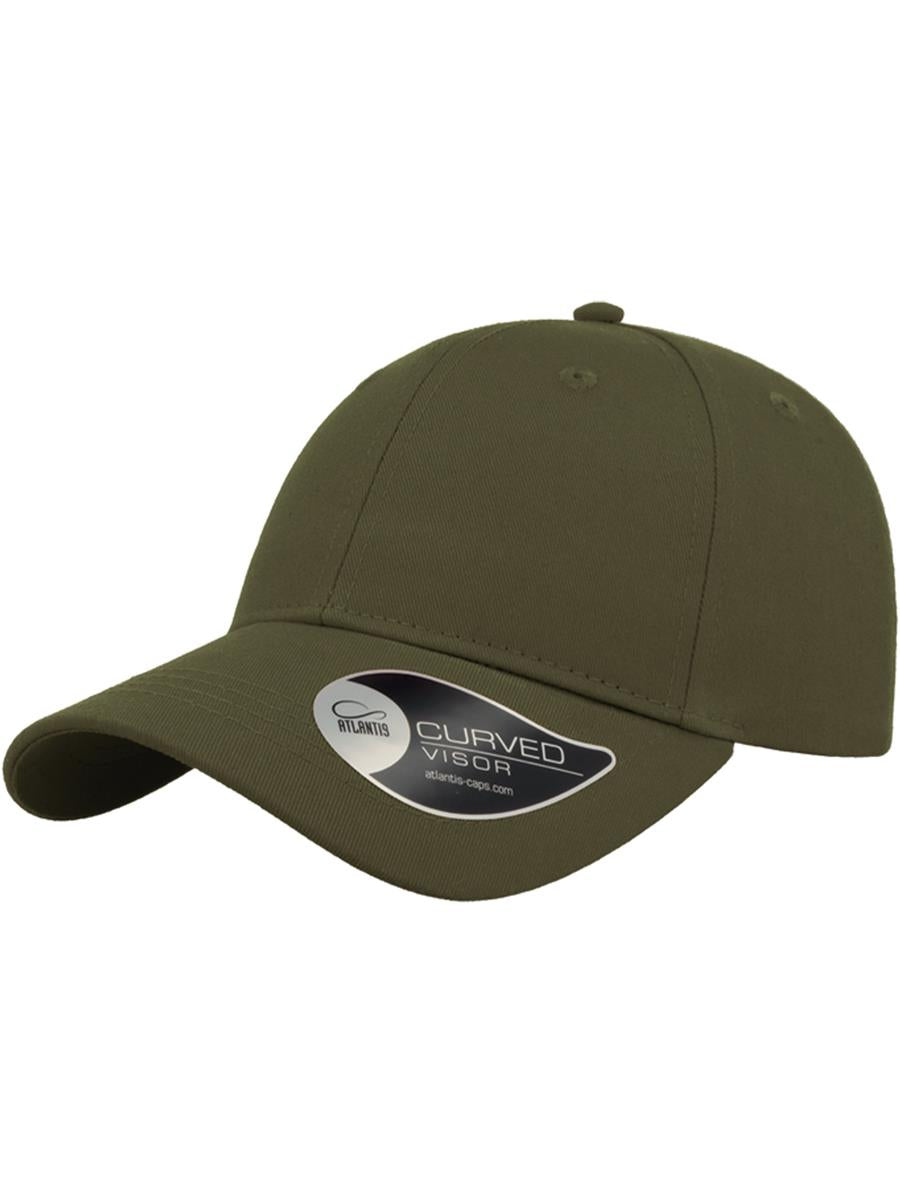 Hit S Twill Curved Visor 6 Panel Sustainable Structured Cap