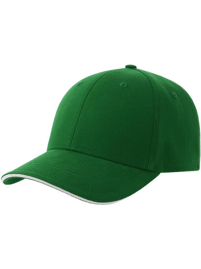Liberty Sandwich Sustainable 6 Panel Cap — Green/White [ABS-COLOUR:ACLISS:VEBI]