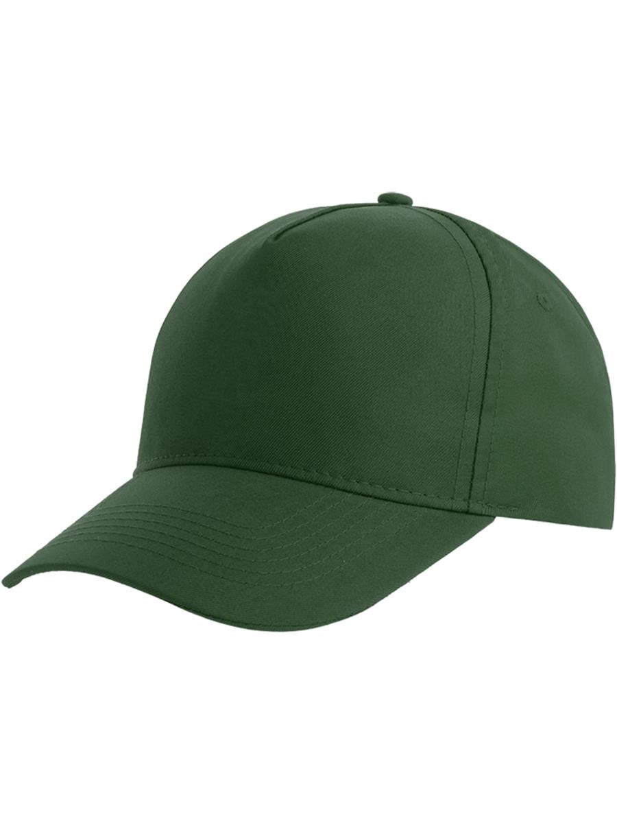 Recy Five Recycled Polyester 5 Panel Cap — Bottle Green [ABS-COLOUR:ACRECF:VEBO]