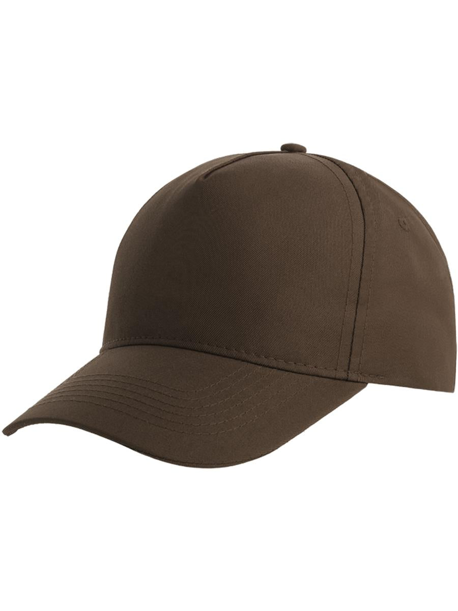 Recy Five Recycled Polyester 5 Panel Cap — Brown [ABS-COLOUR:ACRECF:MR]