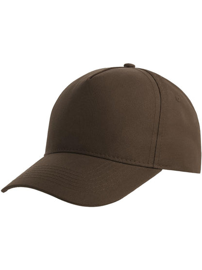 Recy Five Recycled Polyester 5 Panel Cap — Brown [ABS-COLOUR:ACRECF:MR]
