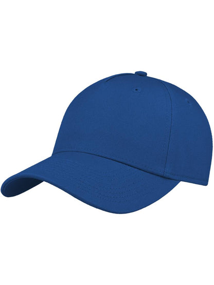 Shot S Curved Visor 5 Panel Sustainable Structured Cap — Royal [ABS-COLOUR:ACSHTS:RY]