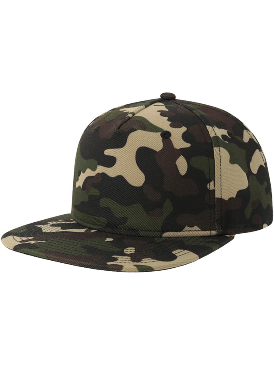 Snap Back Flat Visor 5 Panel Sustainable Cap