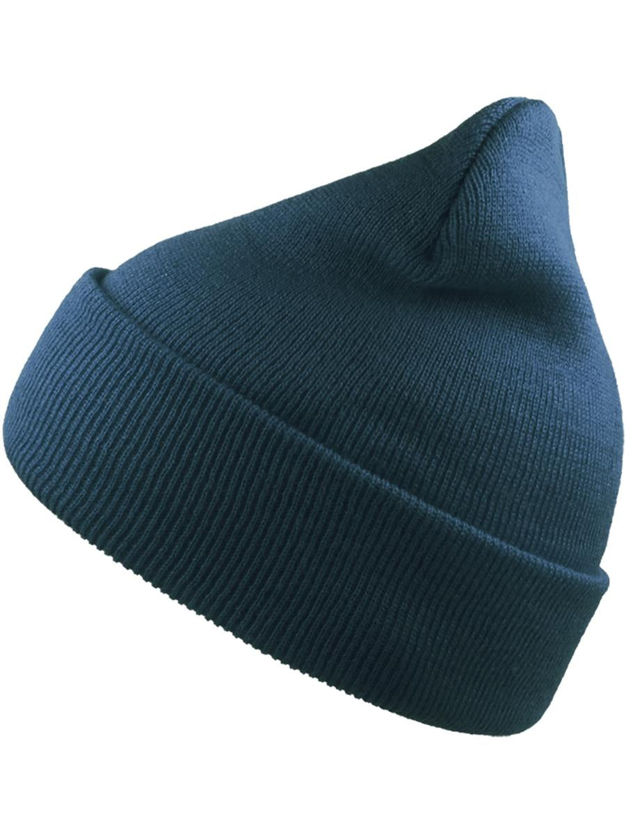 Wind S Recycled Beanie Double Skin Cuffed — Petrol [ABS-COLOUR:ACWINS:PT]