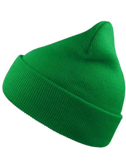 Wind S Recycled Beanie Double Skin Cuffed — Lime [ABS-COLOUR:ACWINS:VELI]
