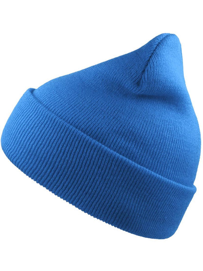 Wind S Recycled Beanie Double Skin Cuffed — Sapphire [ABS-COLOUR:ACWINS:ZA]