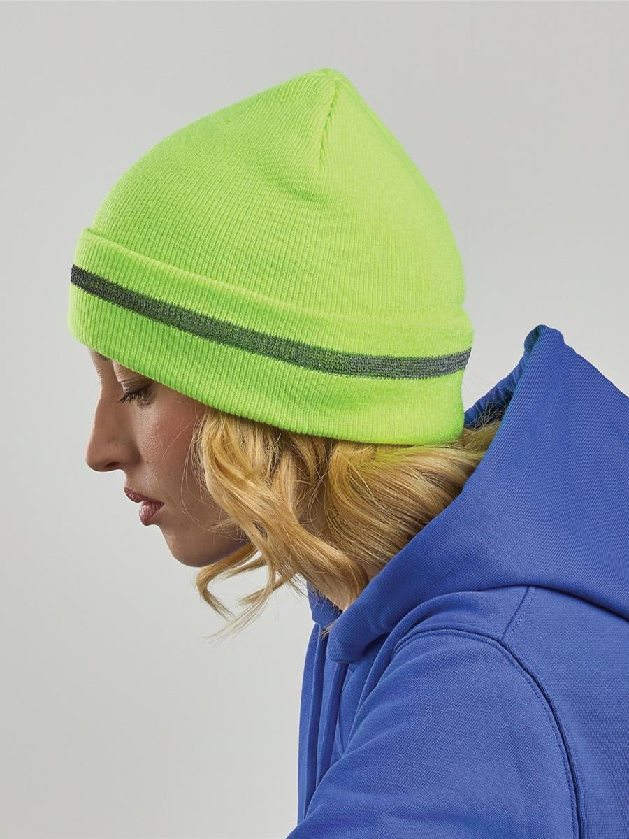 Workout S Recycled Hi Viz Beanie