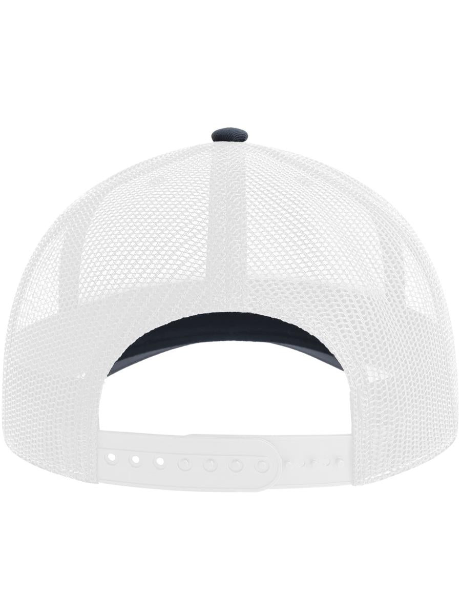 Bryce Recycled Trucker 6 Panel Cap | ACBRYC — Navy/White extra [ABS-COLOUR:ACBRYC:NVBI]
