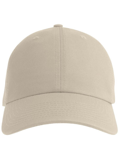 Fraser Organic Cotton Unstructured 6 Panel Cap — Stone [ABS-COLOUR:ACFRAC:ST]