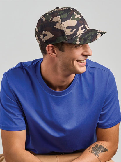Beat S 6 Panel Structured Mid Profile Mid Visor Recycled Cap