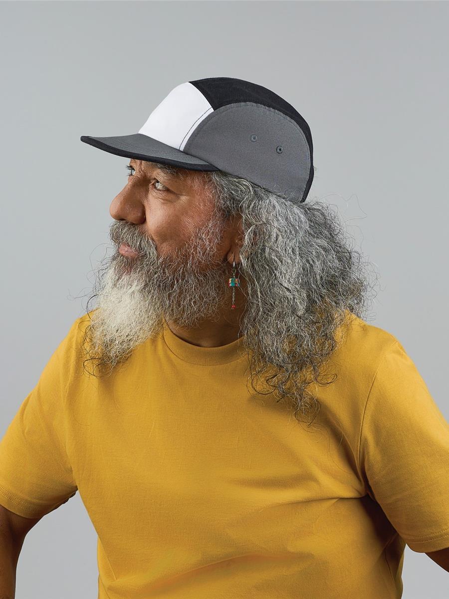 Darwin 5 Panel Unstructured Low Profile Flat Visor Organic Camper Cap