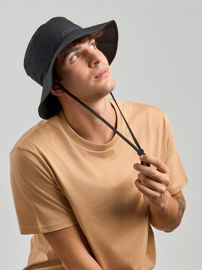 Pico Unstructured Wide Brim Nylon Recycled Bucket Hat