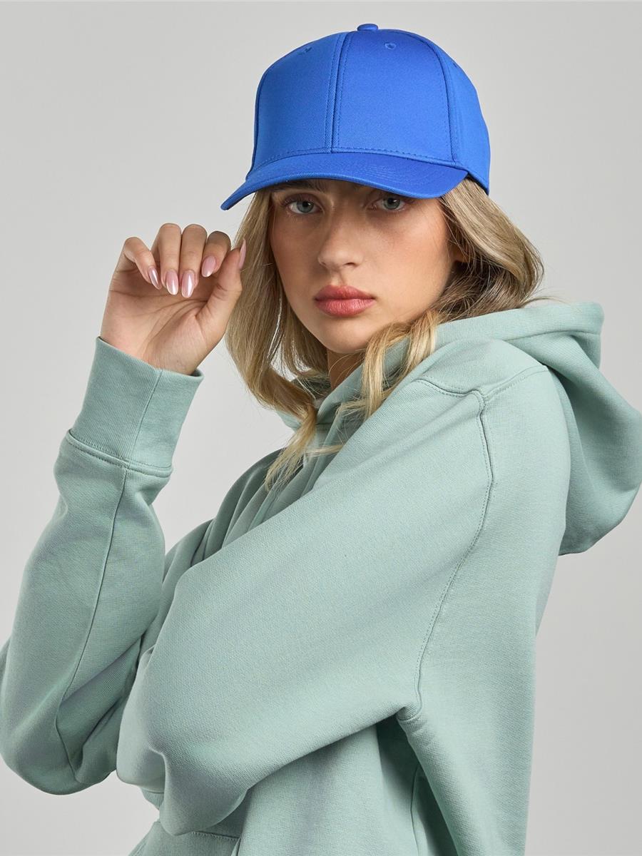 Skye 6 Panel Structured Mid Profile Mid Visor Dope Dye Recycled Cap